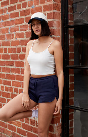 Off White Skylar Cropped Tank Top image number 3