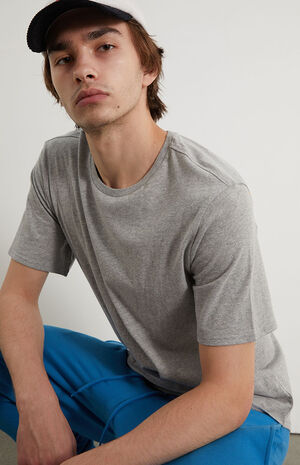 Heather Gray Scallop T-Shirt image number 1