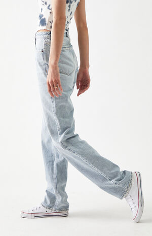 Light Blue '90s Boyfriend Jeans image number 4