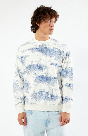Relaxed Graphic Crew Neck Sweatshirt image number 1