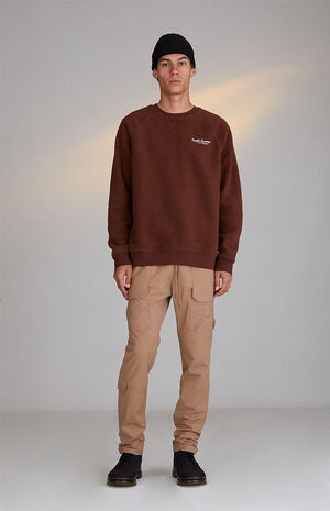 Khaki Slim Cargo Pants image number 6