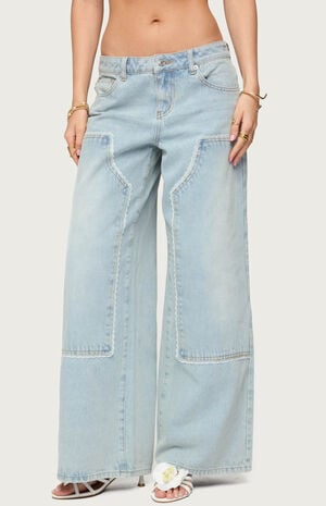 Teela Lacey Low Rise Carpenter Jeans image number 1