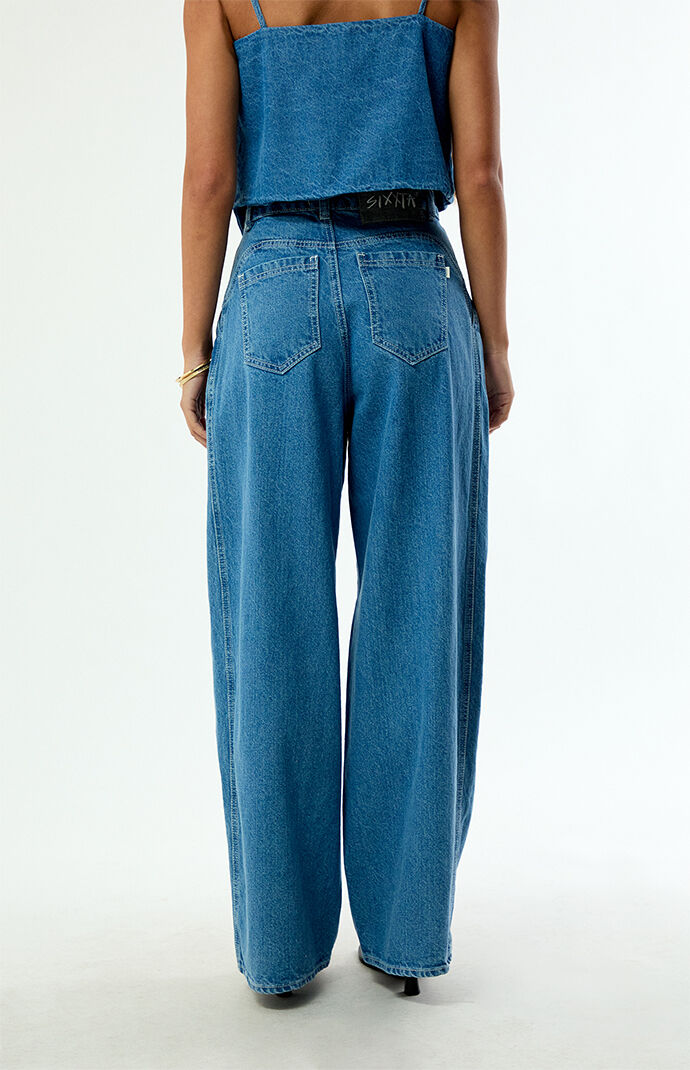 Sixxta Classic High Waisted Balloon Jeans
