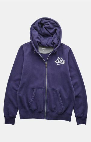 Purple 2000s Nike Zip Hoodie image number 1