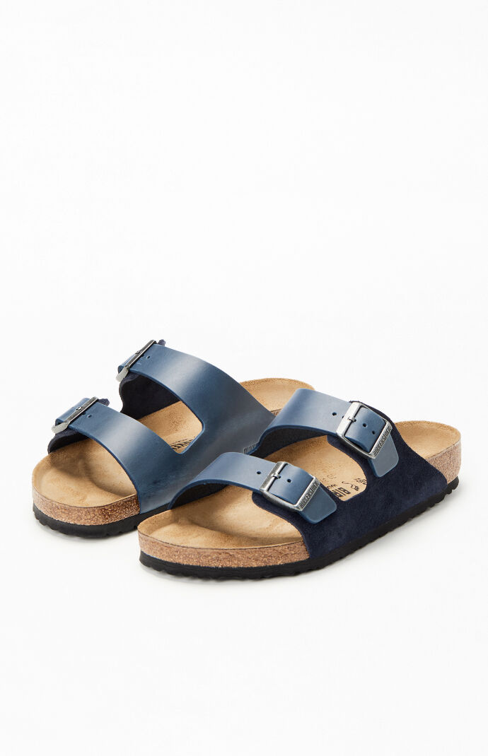 Birkenstock Arizona Mixed Leather Sandal Midnight