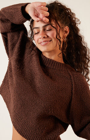 Fluffy Snug Raglan Sweater image number 5