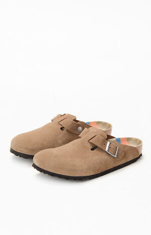 Boston Printed Footbed Clog Mocha image number 2