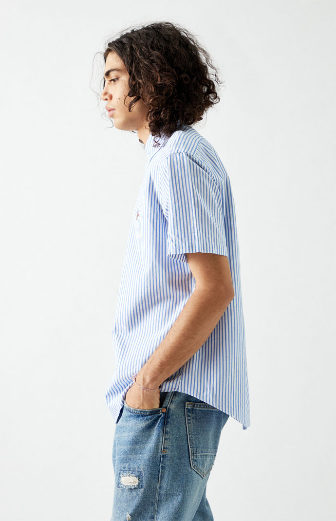 Short Sleeve Oxford Button Up Shirt