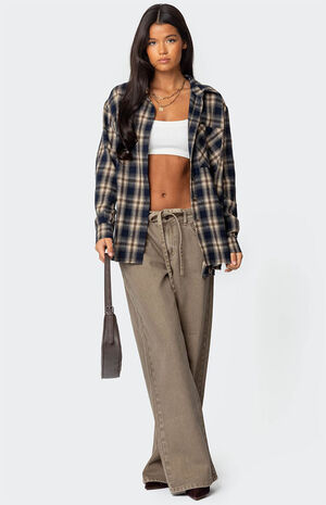 Hudson Oversized Tie Belt Jeans image number 4