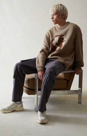 Gray Cargo Sweatpants image number 2