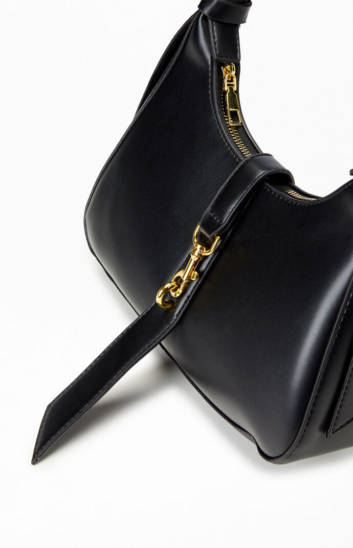 Faux Leather Shoulder Bag