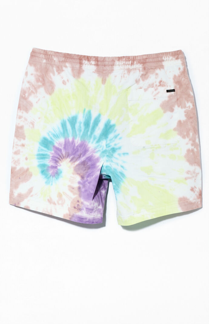 Tie-Dyed Volley Sweatshorts