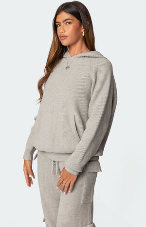 Wynter Oversized Knit Hoodie image number 3