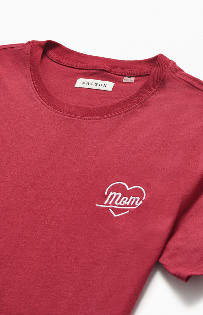 Mom Embroidery T-Shirt