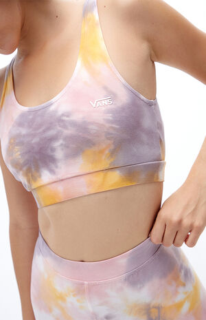 Flying V Tie Dye Sports Bra Flying V Tie Dye Sports Bra image number null
