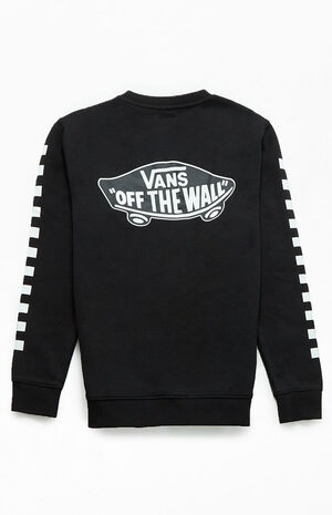 Kids Exposition Checkered Crew Neck Sweatshirt image number 1