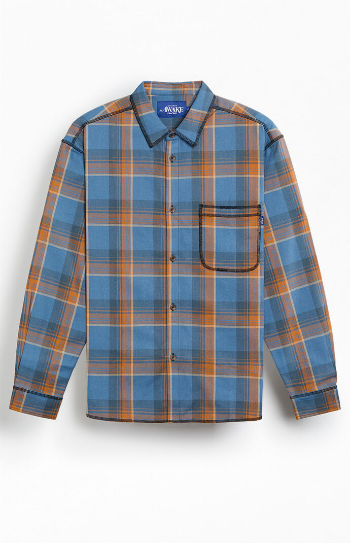 Awake NY Long Sleeve Flannel Shirt
