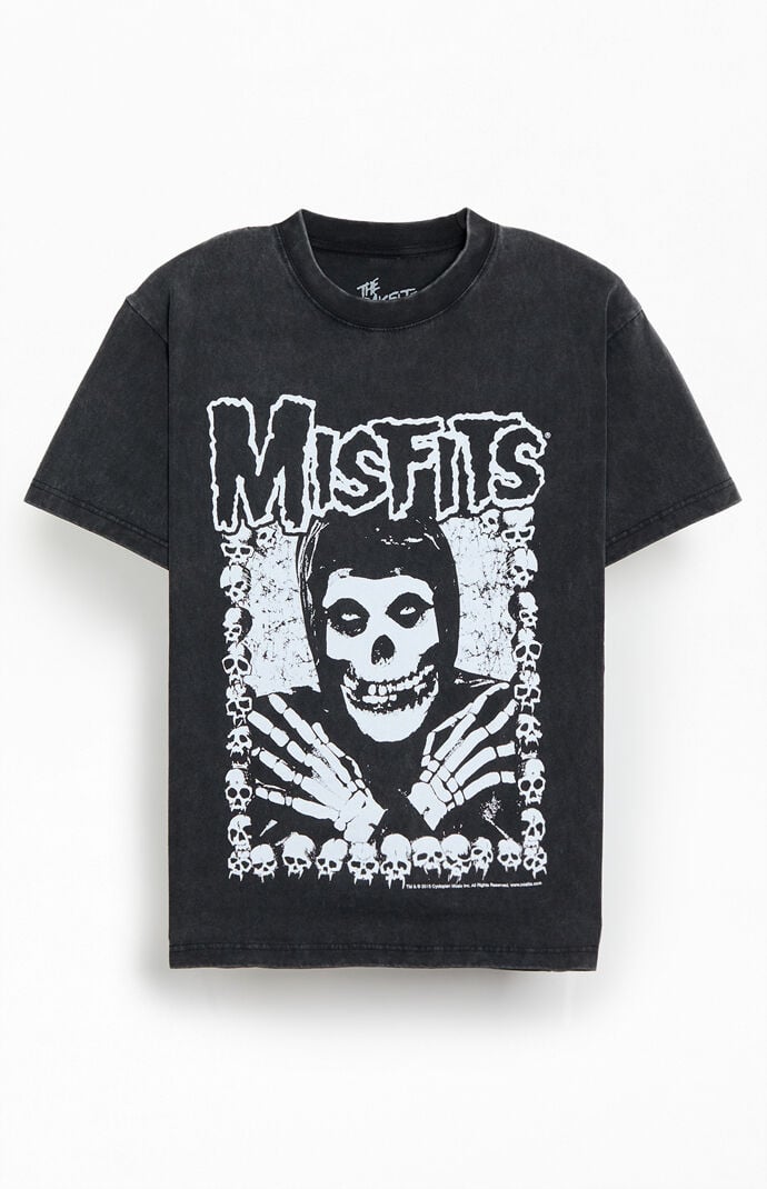 The Misfits Skull Vintage Wash T-Shirt