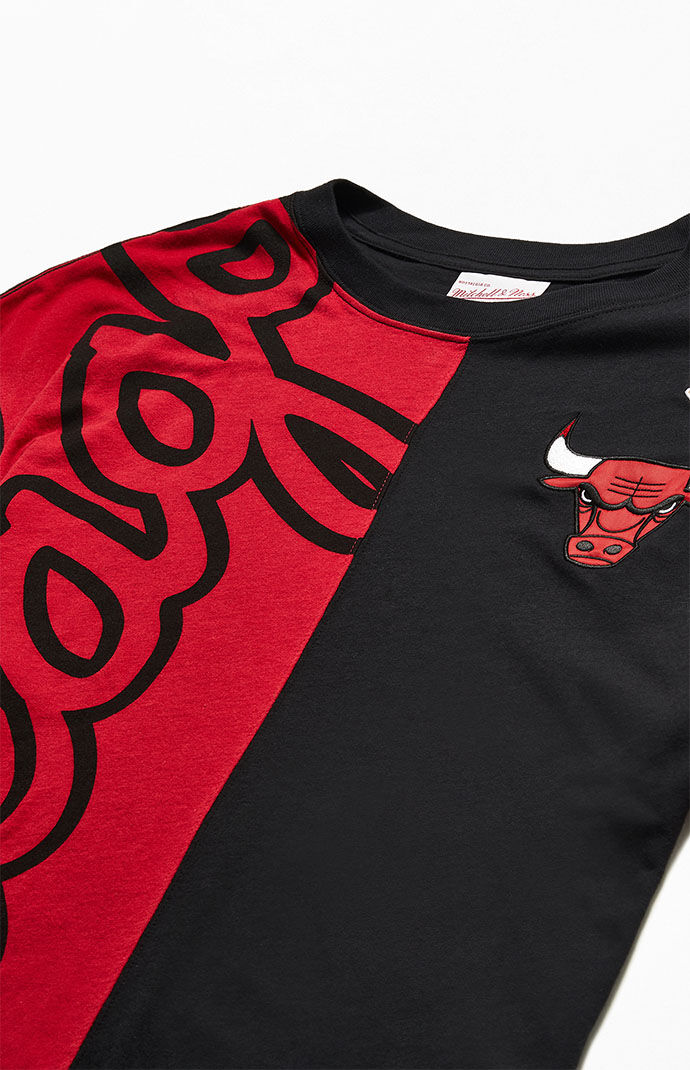Chicago bulls split t shirt top