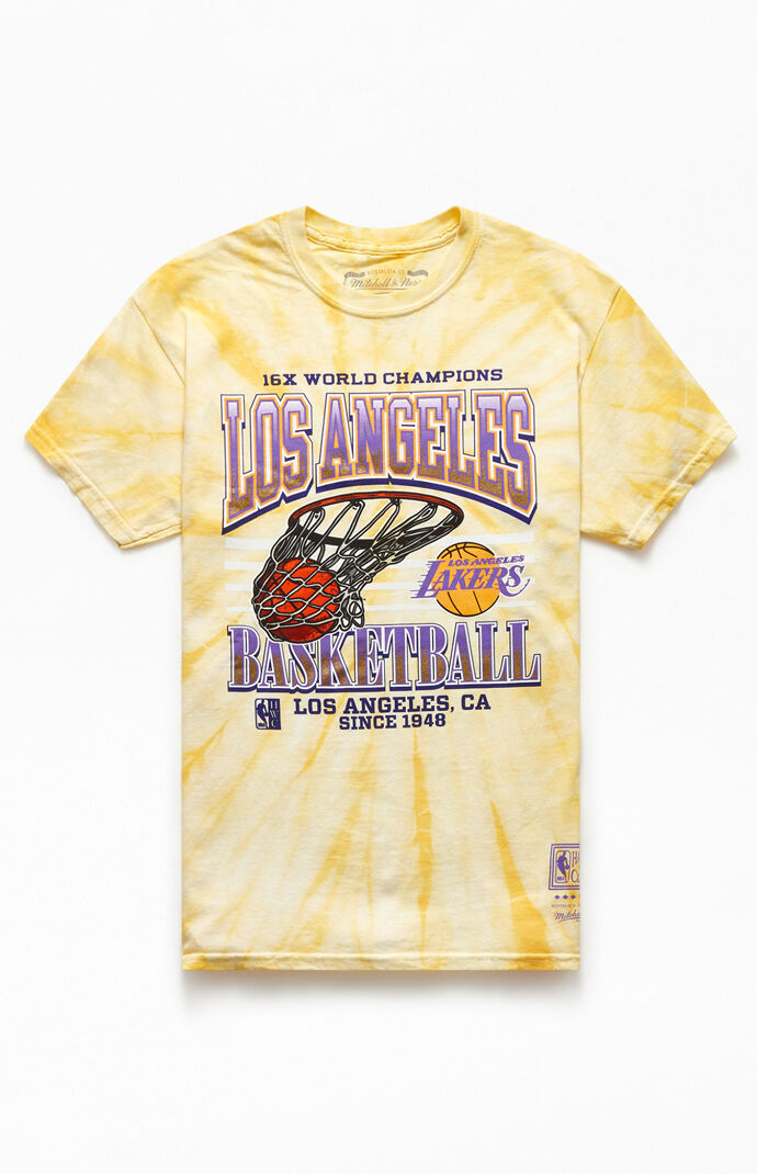 T shirt lakers jaune top
