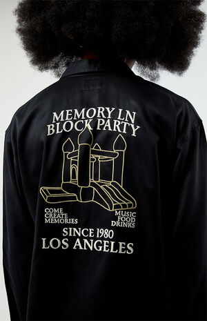 Embroidered Long Sleeve Camp Shirt image number 2