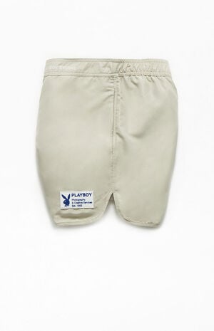 By PacSun Scallop 15" Swim Trunks image number 3