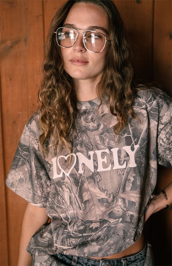 Lonely GHOST Camo Hearts Essential T-Shirt