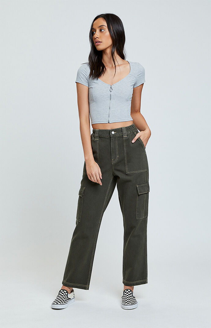 Safron Zip Up T-Shirt