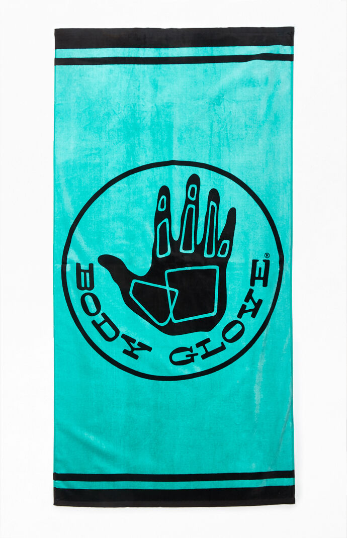 Green Beach Towel