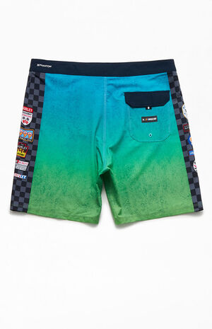 Eco Phantom NASCAR Racetrack 18" Boardshorts image number 2