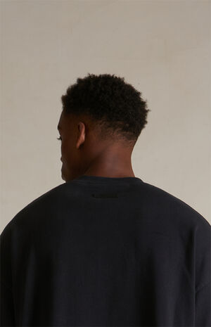 Black Heavy Long Sleeve T-Shirt image number 5