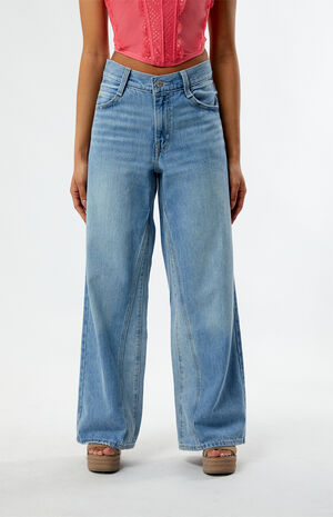 Light Indigo '94 Wide Leg Baggy Jeans image number 2