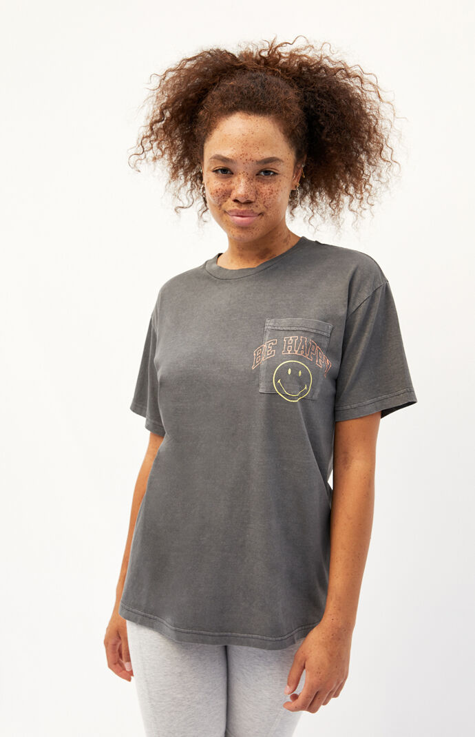 Smiley Happy Pocket T-Shirt