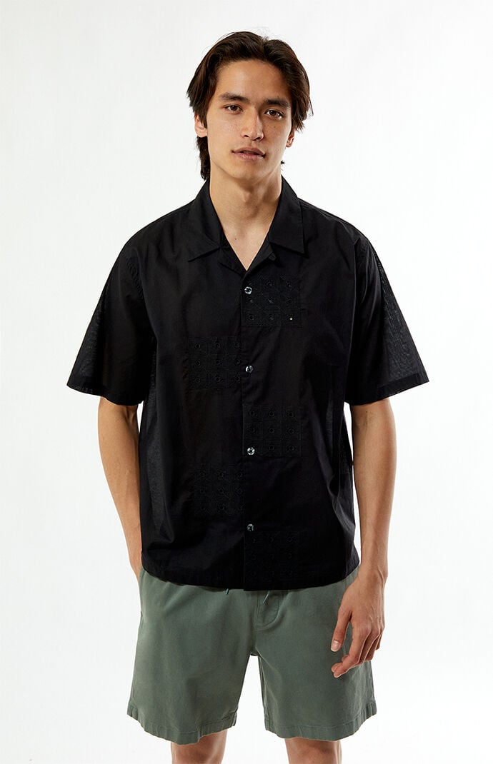 Pacsun Black Ritz Oversized Resort Camp Shirt