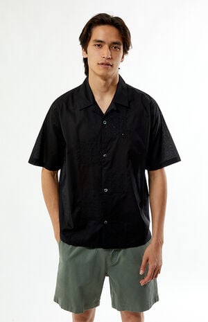 Black Ritz Oversized Resort Camp Shirt