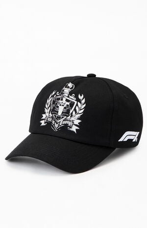 x Pacsun Great Britain Black Crest Snapback Hat image number 4
