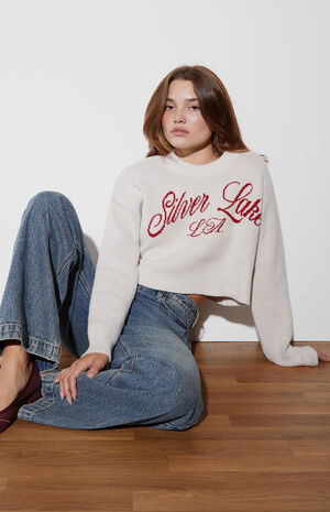 East Side Cropped Sweater image number 2