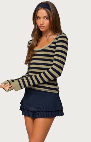 Rainey Striped Long Sleeve Top image number 2