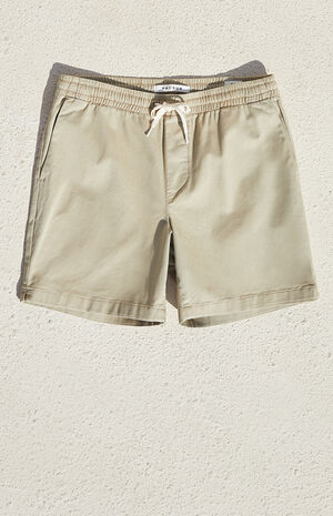 Eco Green Stretch Twill Shorts image number 1