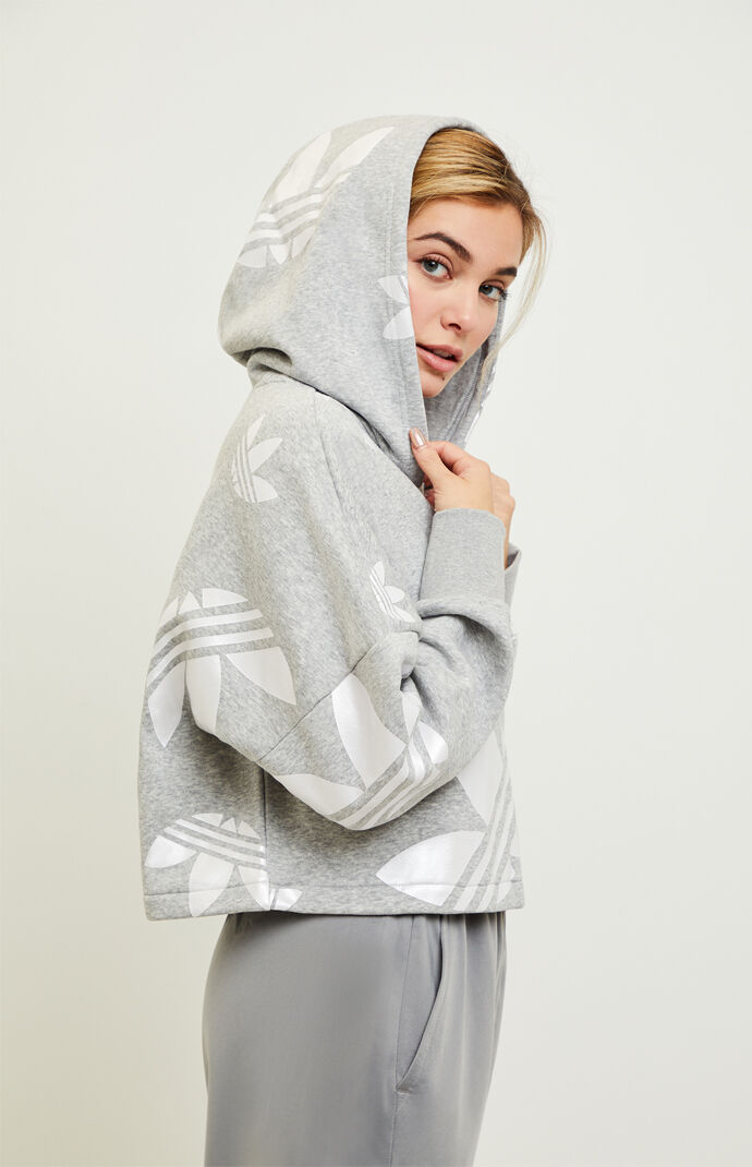 gray heather hoodie