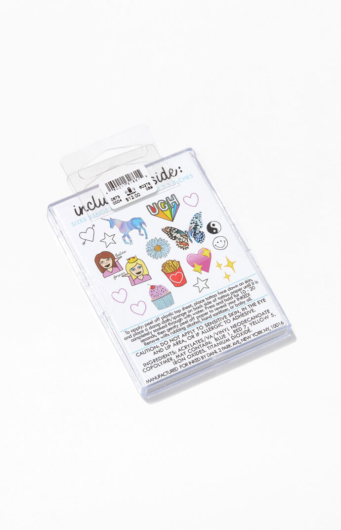 Happy Temporary Tattoo Pack