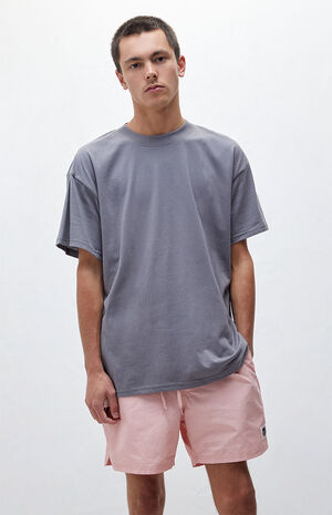 Charcoal Gray Oversized Fit T-Shirt image number 1