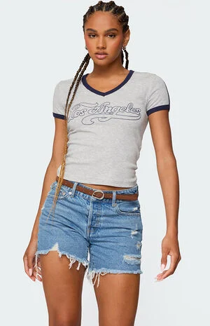 Los Angeles Contrast T-Shirt image number 1