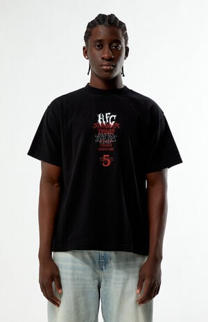 x Stranger Things Hellfire Lives Oversized T-Shirt image number 2