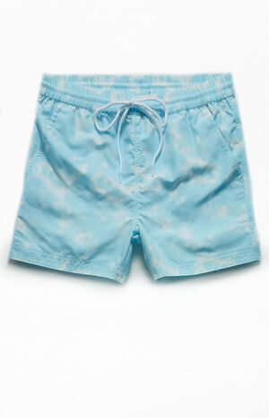 Cloud Tie Dye 15" Swim Trunks image number 1