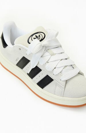 Women's White & Black Campus 00s Sneakers image number 7