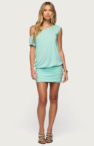 Marya Off Shoulder Ruched Mini Dress image number 1