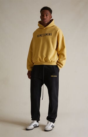 Black Heavy Fleece Sweatpants image number 3