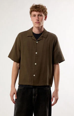 Brown Dean Camp Shirt image number 1