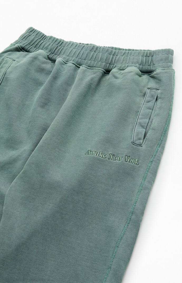 Awake NY Pigment Dyed Embroidered Sweatpants